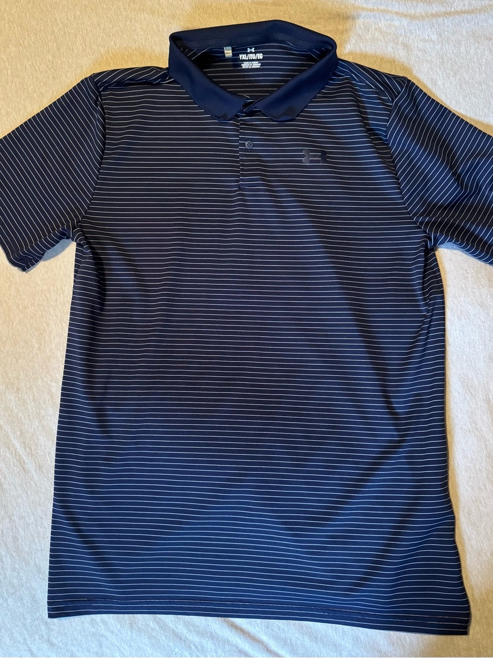 Under Armour Youth Striped Polo